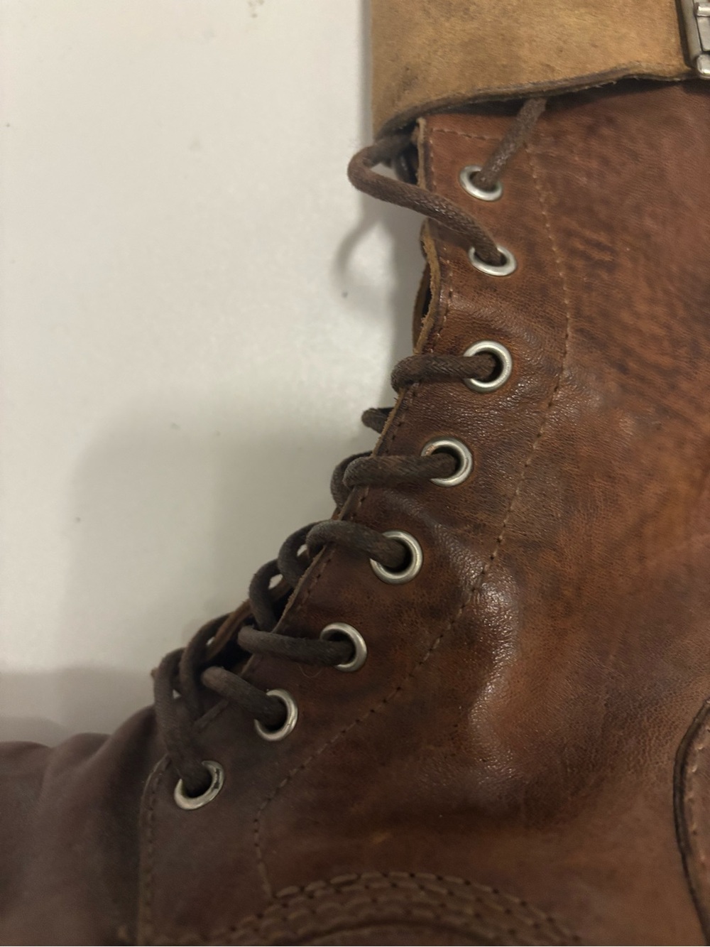 Very rare and sought after Paul Smith Red Ear line French military boots - Picture 8 of 9